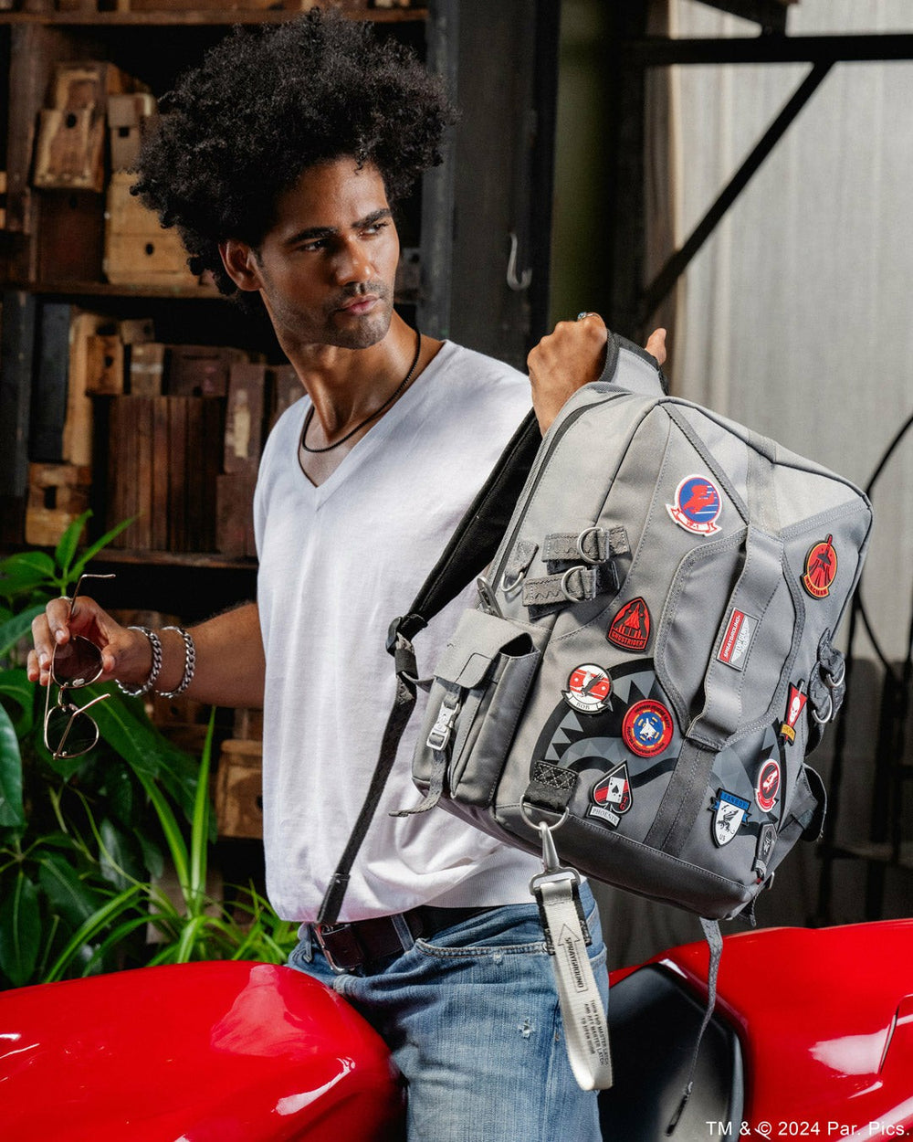 TOP GUN FLIGHT CREW OFFICIAL COLLAB PILOT BACKPACK | Sprayground Discounted
